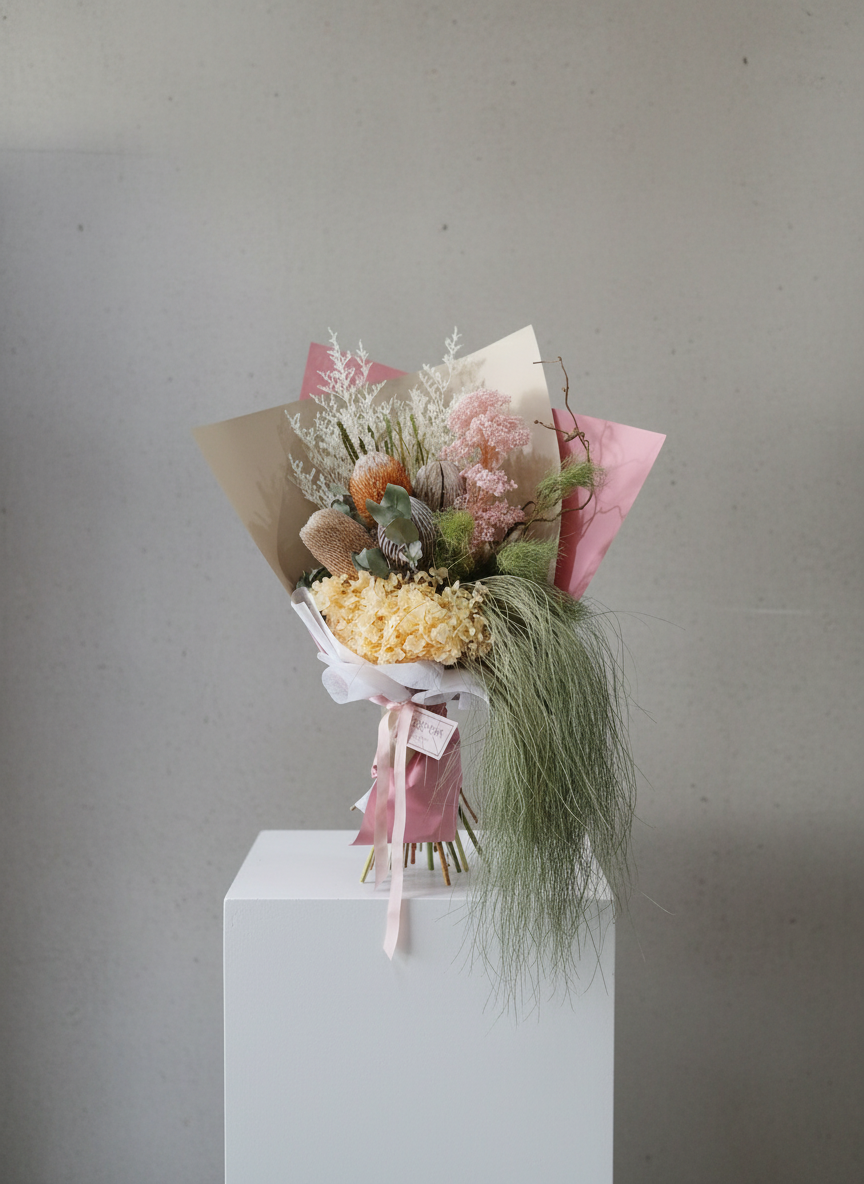 Dried Flower Bouquet | Elsie and Oak