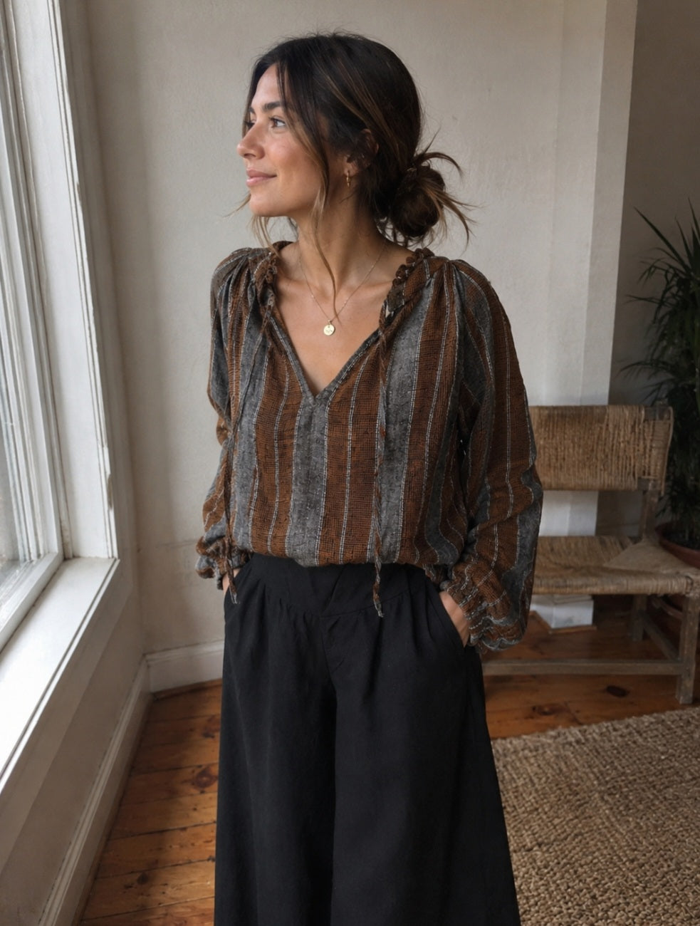 Linen Susanna Top | Coolum Florist | Elsie & Oak