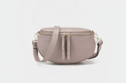 Sand Soft Leather Crossbody Bag | Coolum Florist | Elsie and Oak