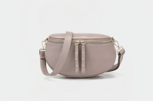 Sand Soft Leather Crossbody Bag | Coolum Florist | Elsie and Oak