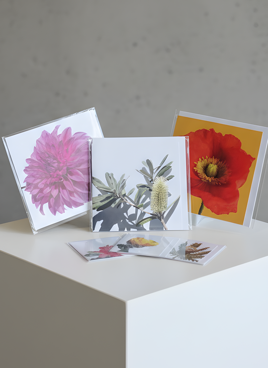Botanical flower cards by Helen Kleores | Elsie + Oak