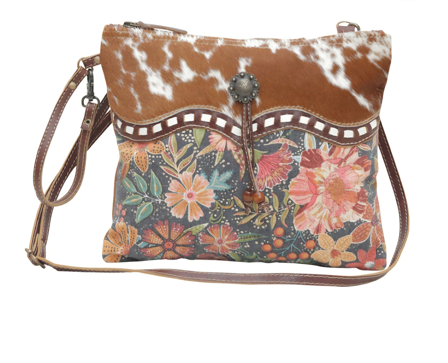 Crossbody Bag | Leather | Cowhide | Canvas