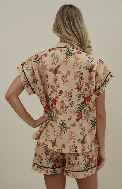 Pyjamas | 100% Cotton | short sleeve | Coolum Florist