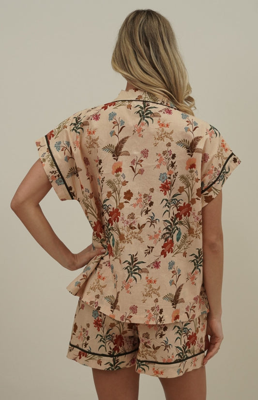 Pyjamas | 100% Cotton | short sleeve | Coolum Florist