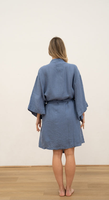 Verona Robe |  100% Linen | one size