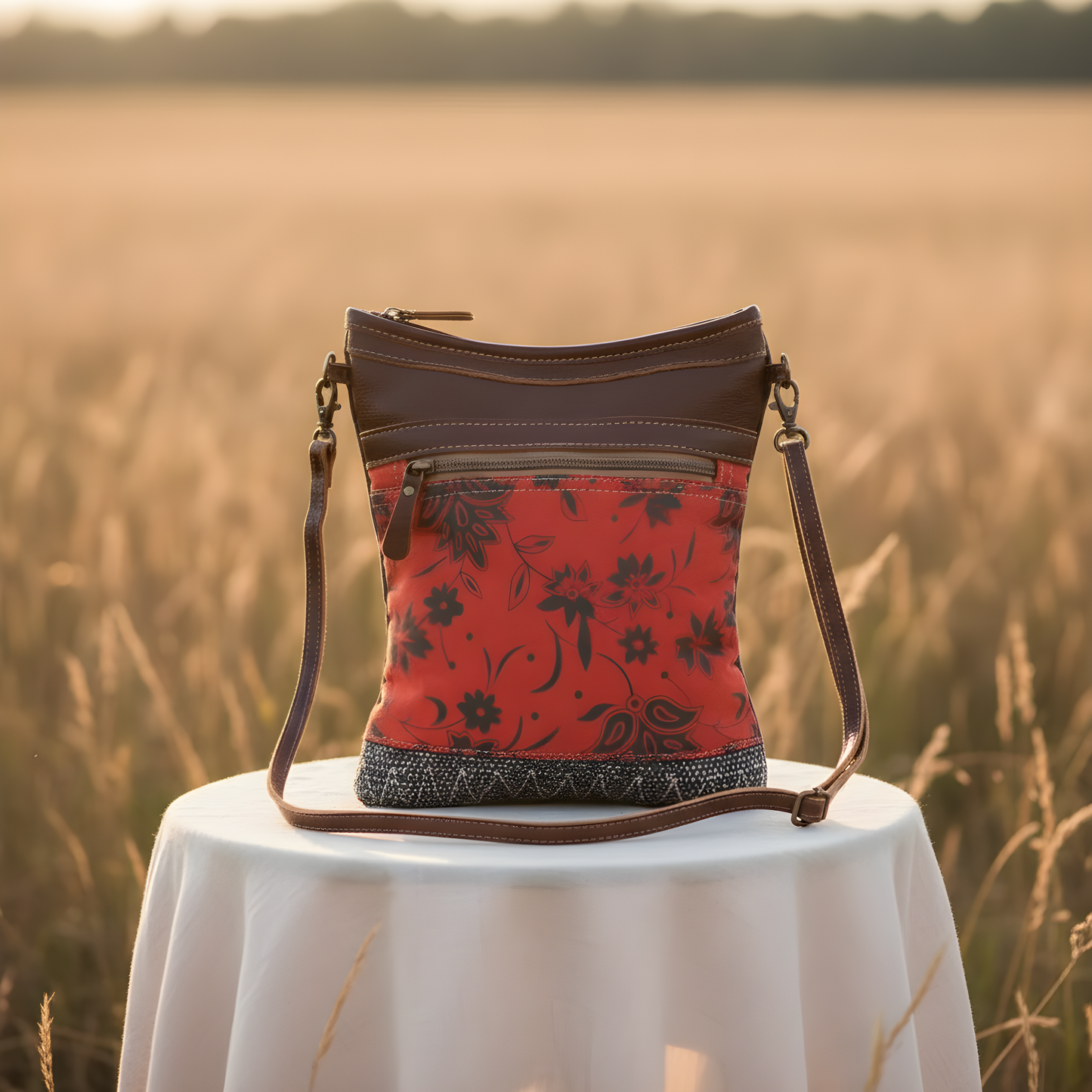 Crossbody Bag | rug, Leather, Canvas
