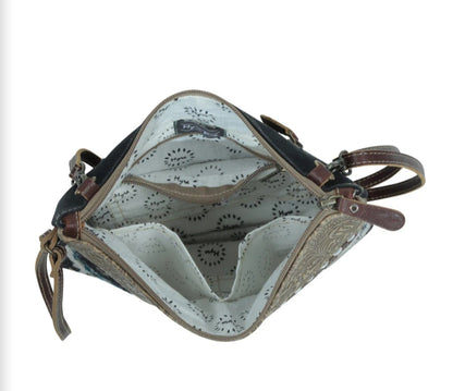 Crossbody Bag | Rug, Leather Canvas