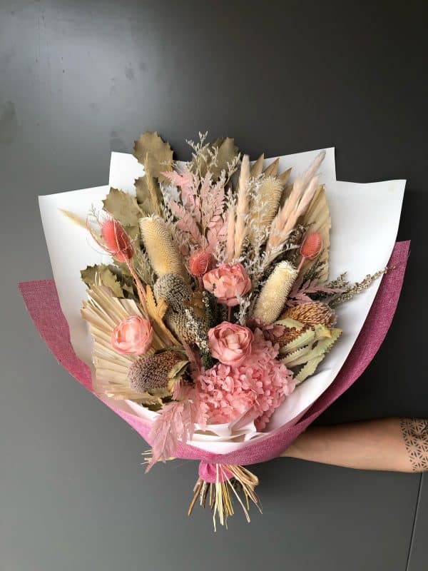 Neutral Dried Flowers Sunshine Coast | Coolum Florist | Same Day Flower Delivery Sunshine Coast