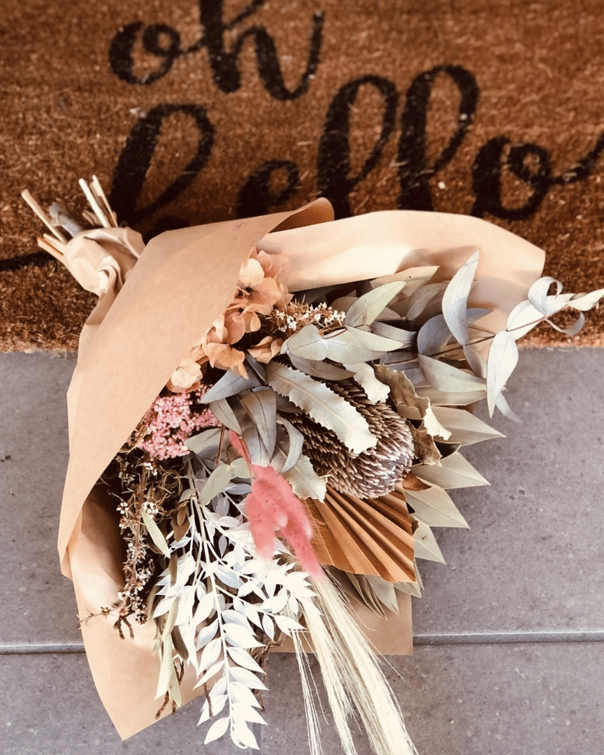 Dried Flower Bouquets | Elsie and Oak | Coolum Florist | Sunshine Coast Same Day Flower Delivery