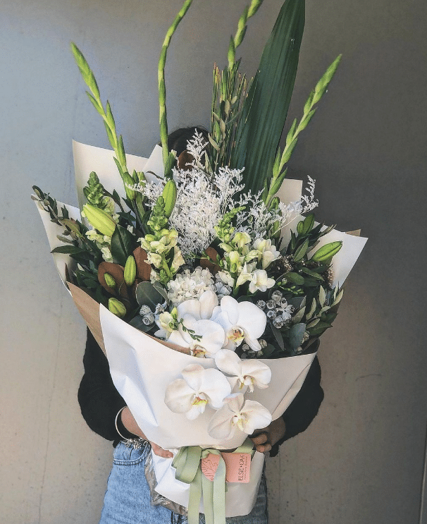 Sunshine Coast Florist | Flower Shop | Elsie and Oak | White Flowers | Same Day Flower Delivery